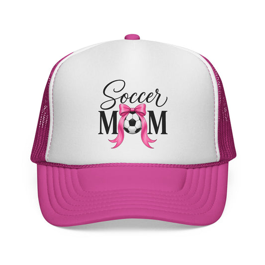 Soccer Mom Boricua Red Bow Puerto Rican Flag Trucker Caps FREE SHIPPING