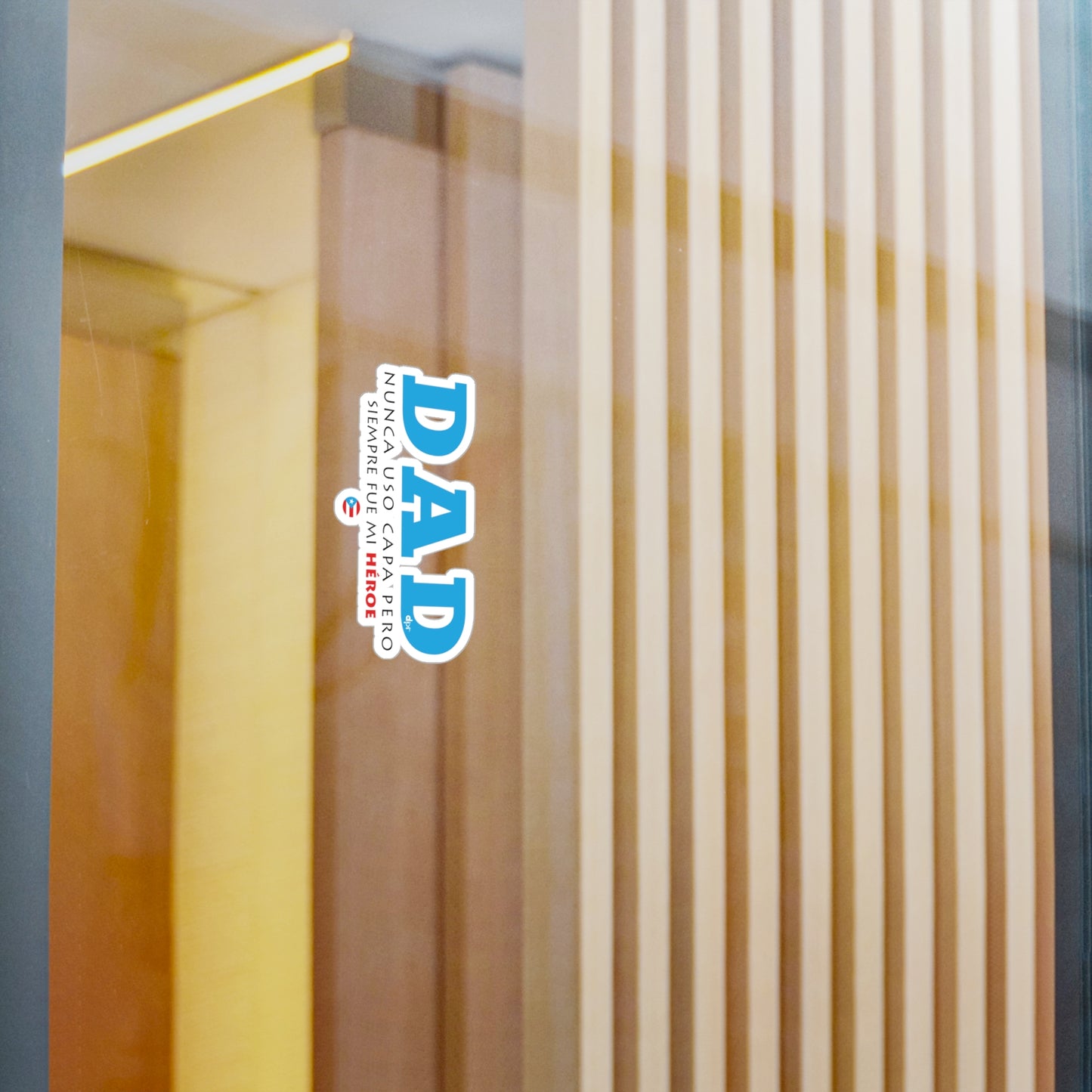 Dad Mi Héroe Blue Kiss-Cut Vinyl Decals