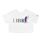 LIBRE BORICUA Flowy Cropped Tee