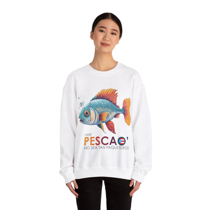 Mere' Pescao No sea tan Paquetero Unisex Heavy Blend™ Crewneck Sweaters