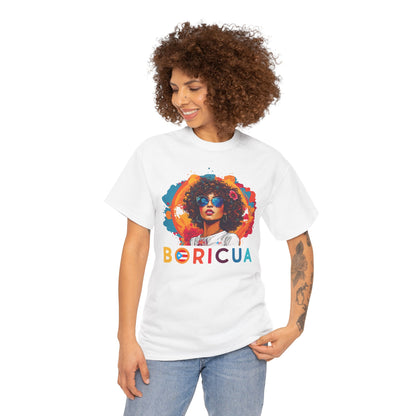 Boricua Girl Colors Unisex Heavy Cotton Tee