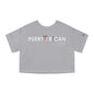 Puerto Rican con orgullo Flowy Cropped Tee