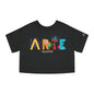 Arte My Passion Bandera Puerto Rico  Flowy Cropped Tee
