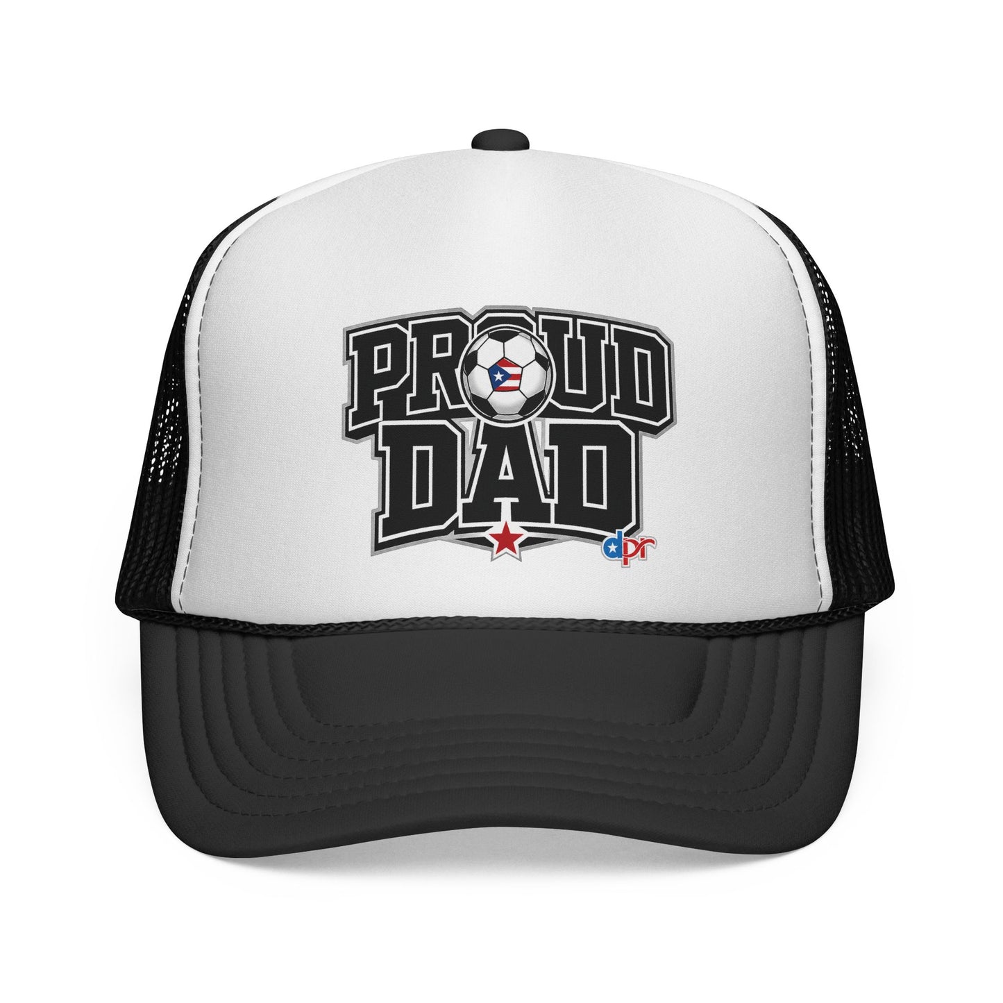 Proud Dad Soccer Boricua Trucker Caps FREE SHIPPING