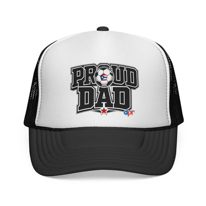 Proud Dad Soccer Boricua Trucker Caps FREE SHIPPING