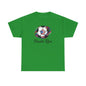 Puerto Rico Soccer Ball Flag | Unisex Heavy Cotton T-Shirt