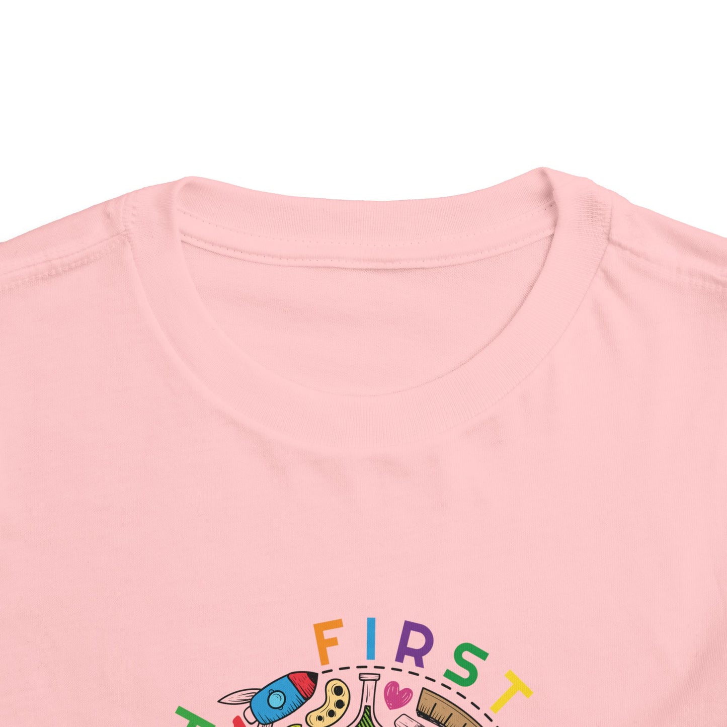 First Grade Here I Come - Back to School Boricua Toddler Short Sleeve Tee