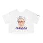 Grandma The Real Influencer Women's Flowy Cropped Tee