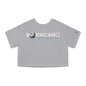 BORINCANO aunque naciera en la luna Flowy Cropped Tee