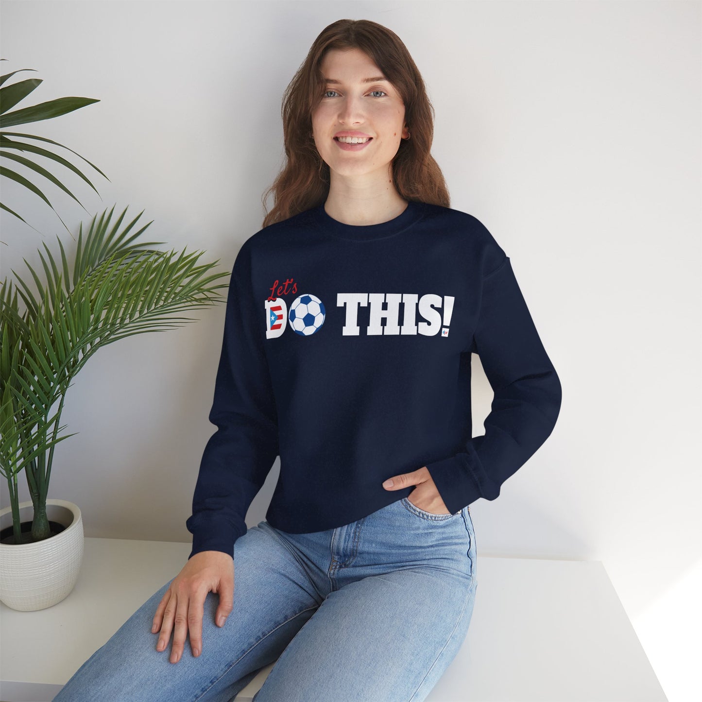 Let's Do This Soccer Heavy Blend™ Crewneck Sweatshirt