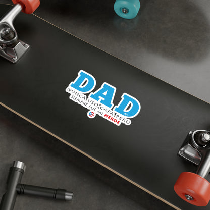 Dad Mi Héroe Blue Kiss-Cut Vinyl Decals