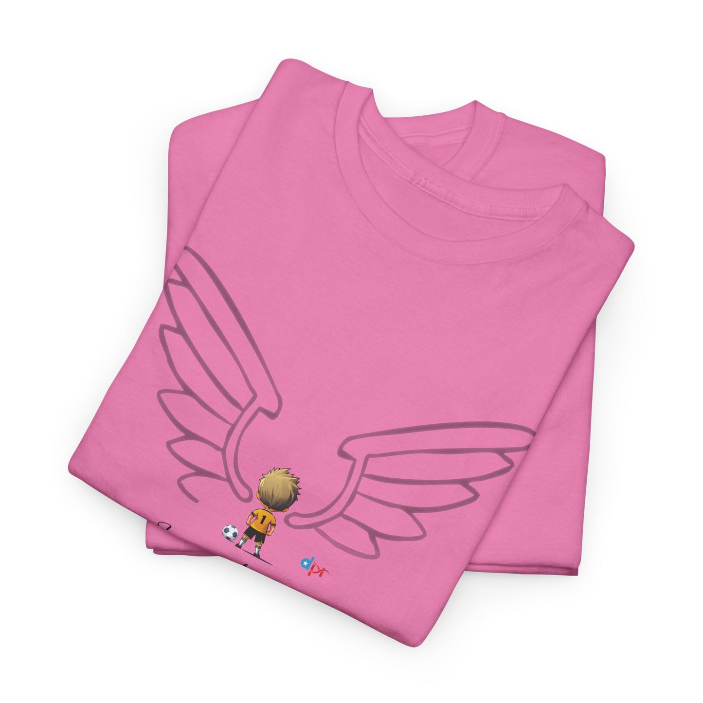 Formando sus Alas | Soccer Player Unisex Heavy Cotton Tee