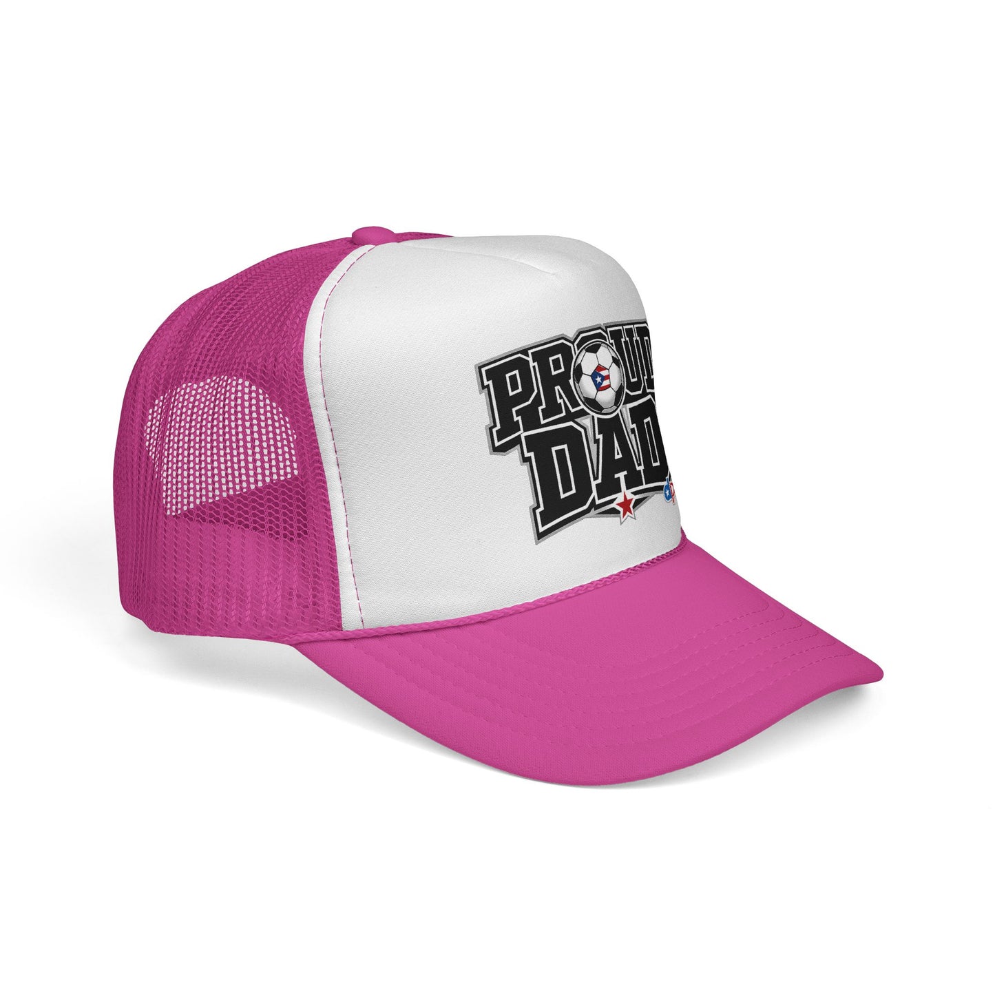 Proud Dad Soccer Boricua Trucker Caps FREE SHIPPING