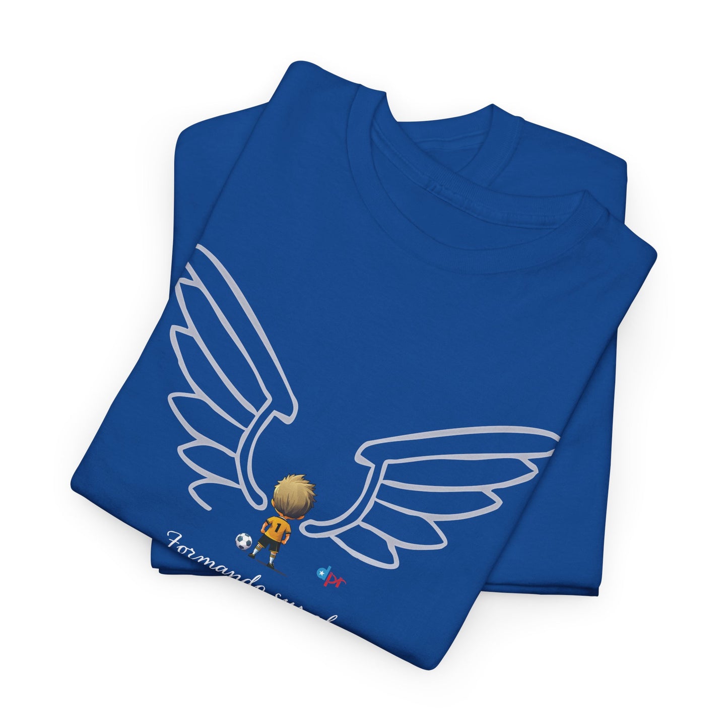 Formando sus Alas | Soccer Player Unisex Heavy Cotton Tee