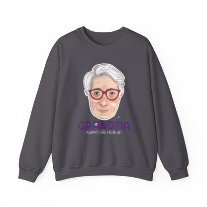 Abuela Boricua Always Here Never Left Heavy Blend™ Crewneck Sweatshirt
