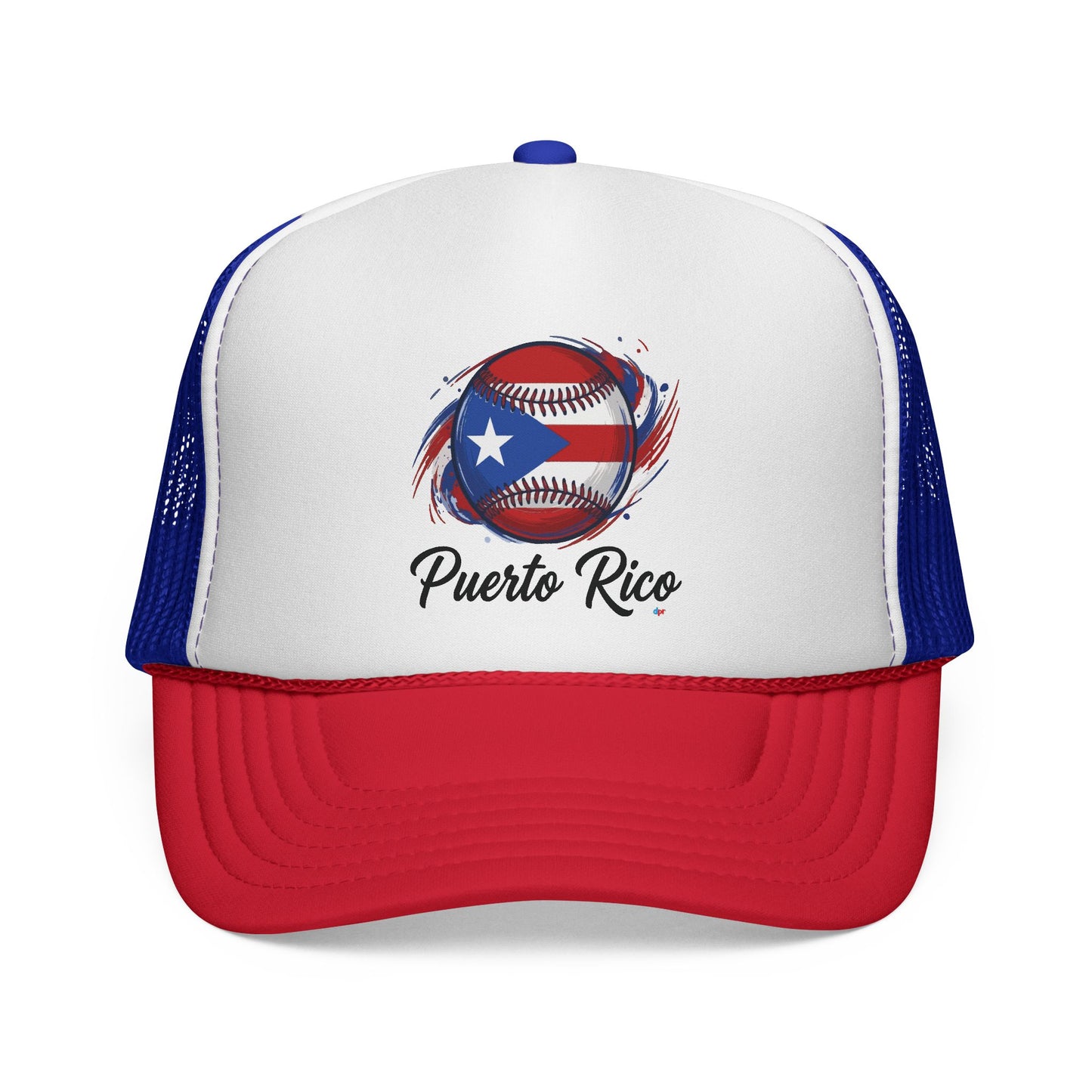 Puerto Rico Baseball Flag Trucker Caps FREE SHIPPING