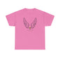 "Cosiendo sus alas" Soccer Player Unisex Heavy Cotton Tee