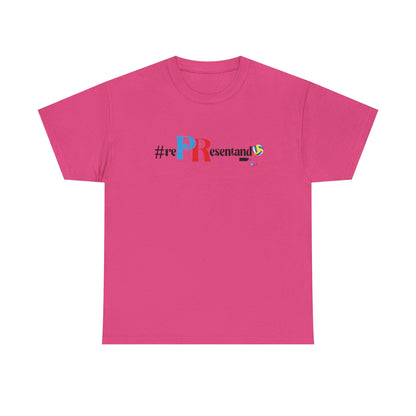 RePResentando Volleyball Unisex Heavy Cotton Tee