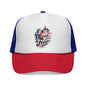 Faith Over Fear Christian Basketball | Puerto Rican Flag Trucker Caps FREE SHIPPING