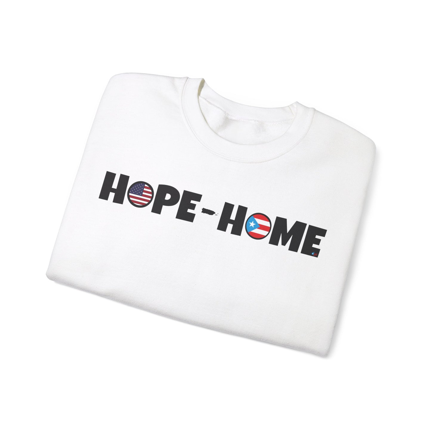 HOPE HOME BANDERA PUERTO RICO Heavy Blend™ Crewneck Sweaters