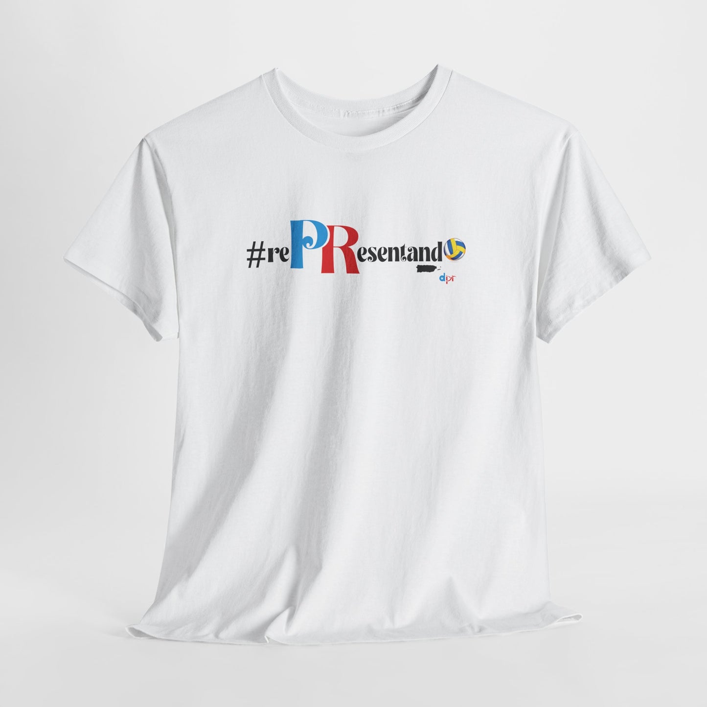 RePResentando Volleyball Unisex Heavy Cotton Tee