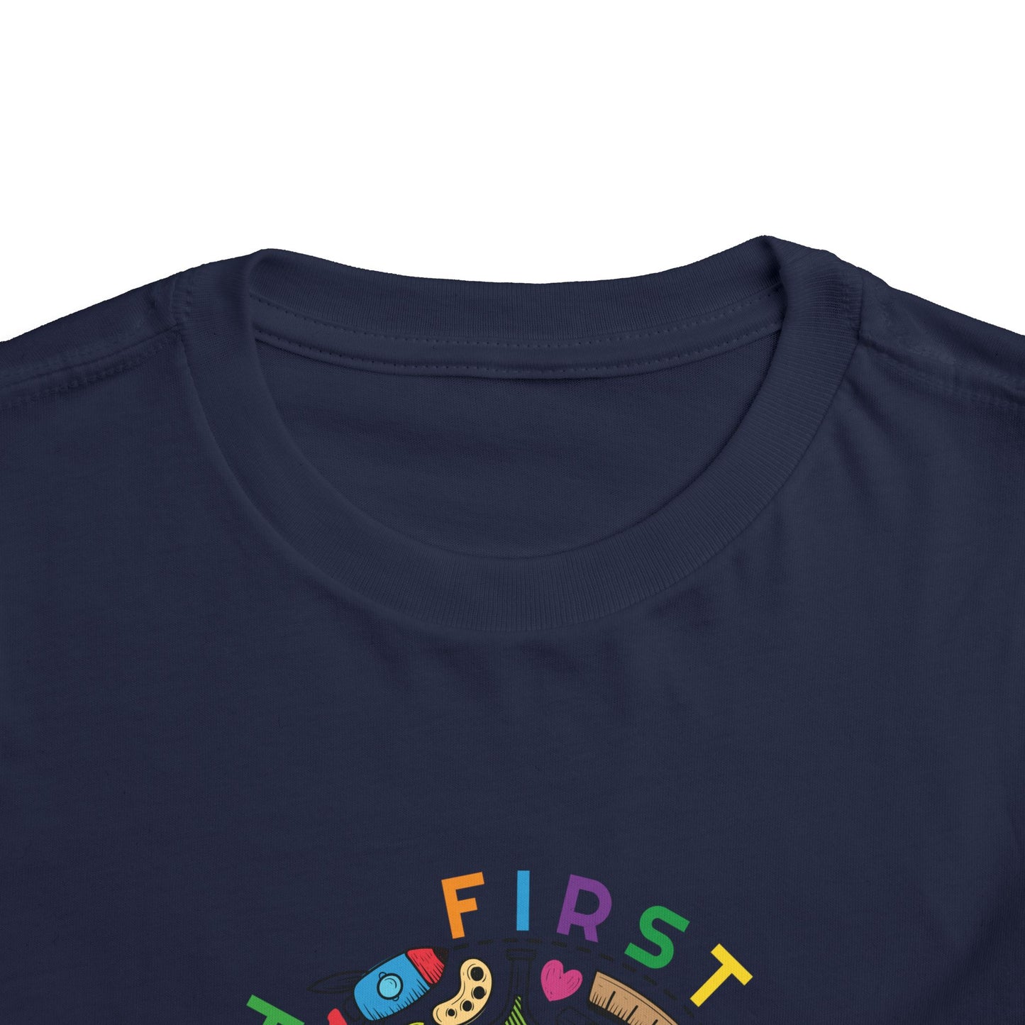 First Grade Here I Come - Back to School Boricua Toddler Short Sleeve Tee