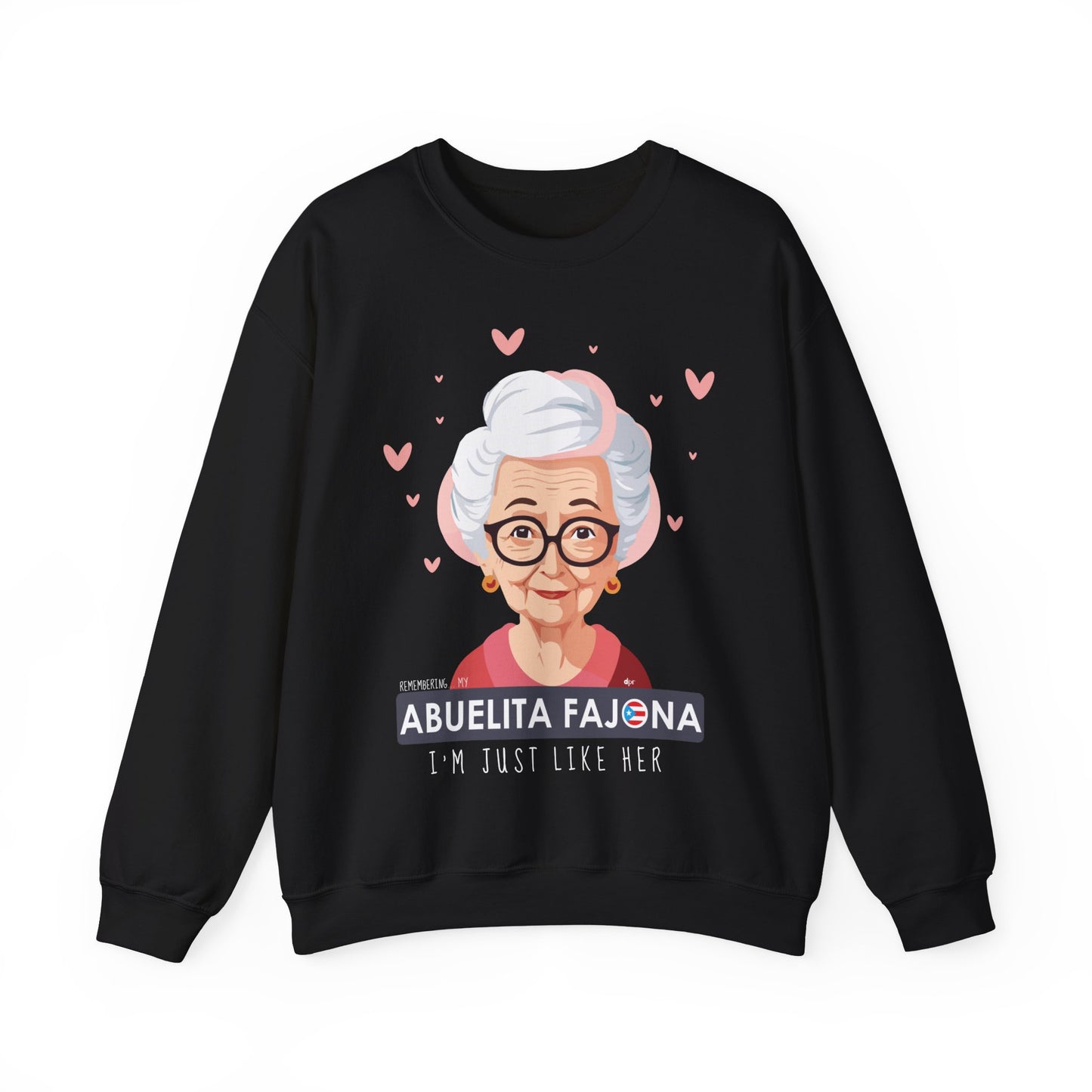 Remembering My Abuela Fajona Heavy Blend™ Crewneck Sweaters