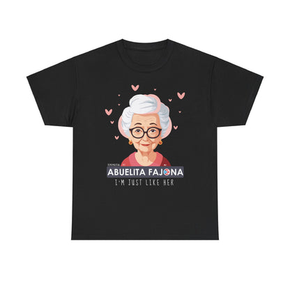 Remembering Mi Abuelita Fajona Unisex Heavy Cotton Tee