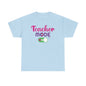 Teacher Mode ON - Back to School Boricua Teacher Heavy Cotton Tee