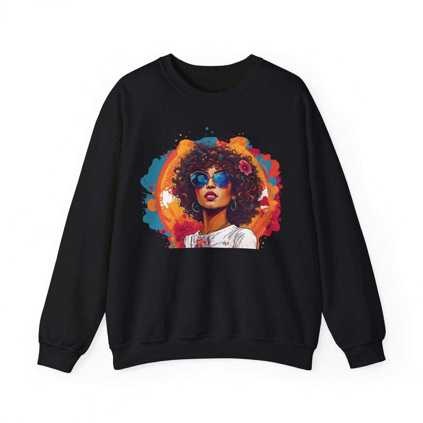 Mosaico Girl Unisex Heavy Blend™ Crewneck Sweaters