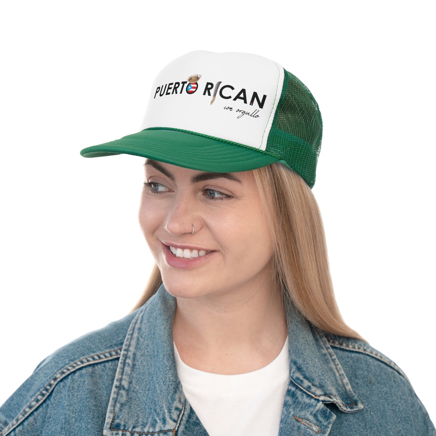 Puerto Rican con Orgullo Bandera Puerto Rican Pride Trucker Caps FREE SHIPPING