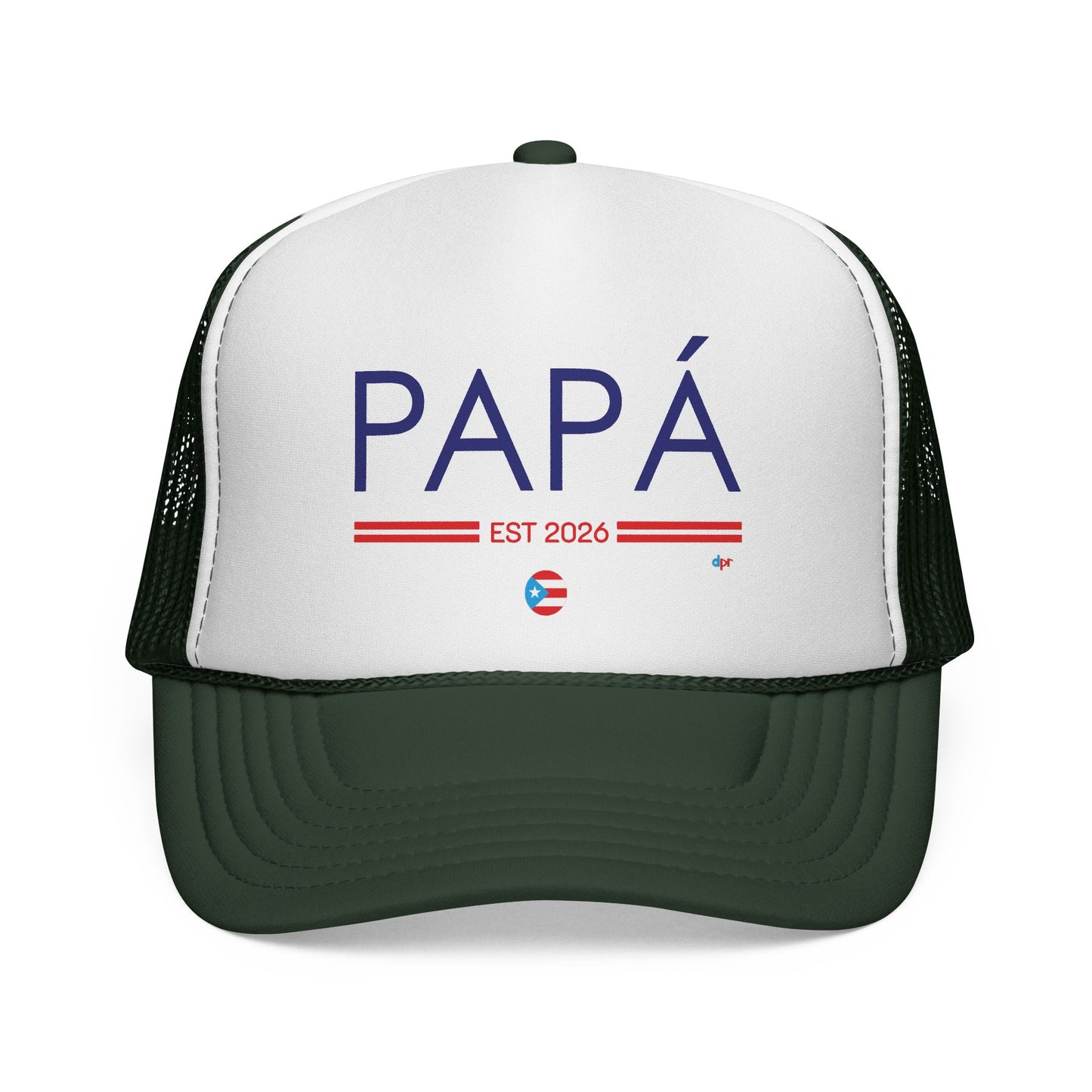 Papá Established 2026 Puerto Rican Pride Trucker Caps FREE SHIPPING