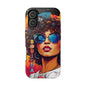 Boricua Girl Mosaico Black Tough Phone Cases