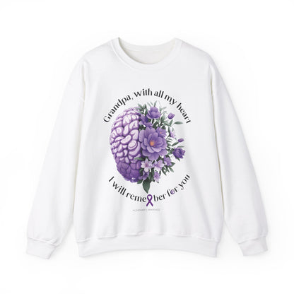 GRANDPA I Will Remember for You Heavy Blend™ Crewneck Sweaters