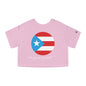 Puerto Rico Always in my Heart Women's Flowy Cropped Tee