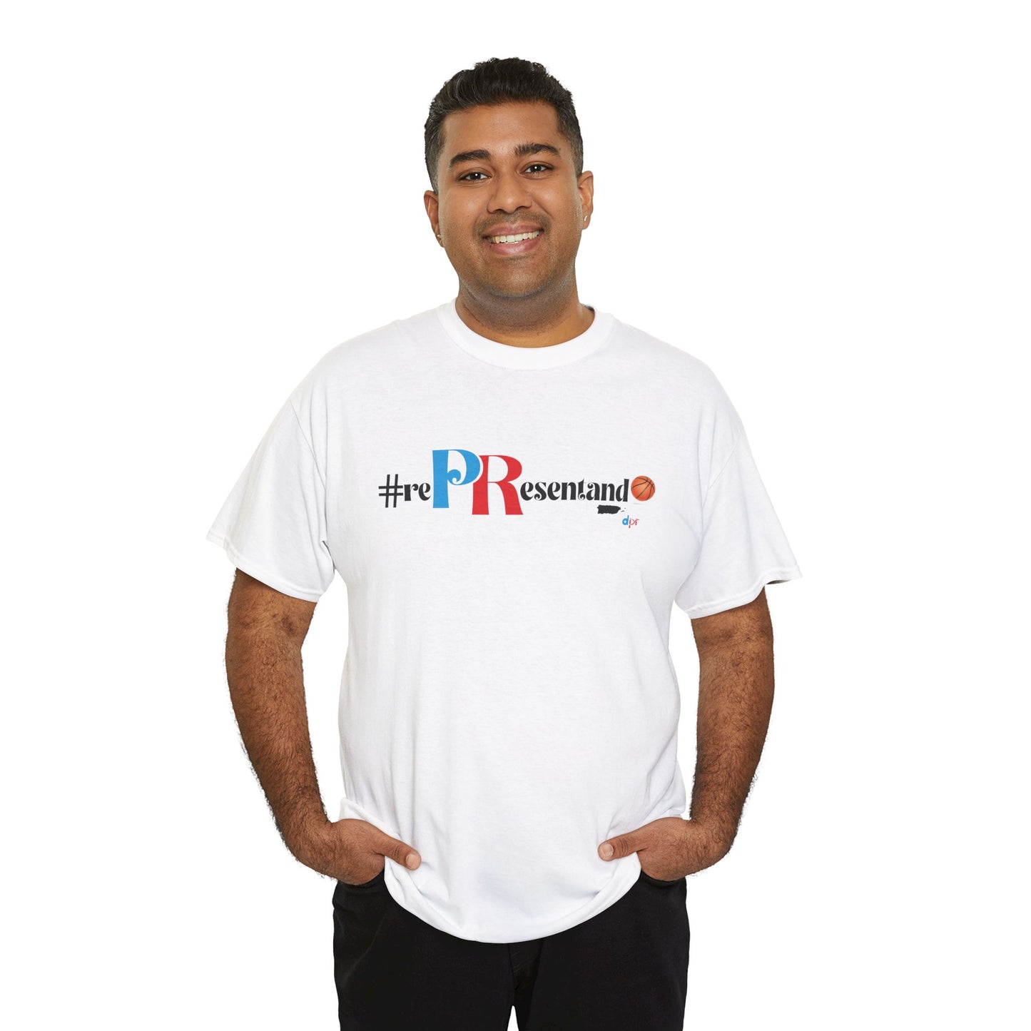 RePResentando Basketball Unisex Heavy Cotton Tee
