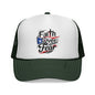 Faith Over Fear Puerto Rican Flag Soccer Ball Trucker Caps FREE SHIPPING