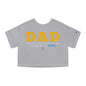 DAD Mi Héroe Yellow Women's Flowy Cropped Tee