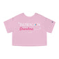 Bendicion Grandma Boricua Flowy Cropped Tee