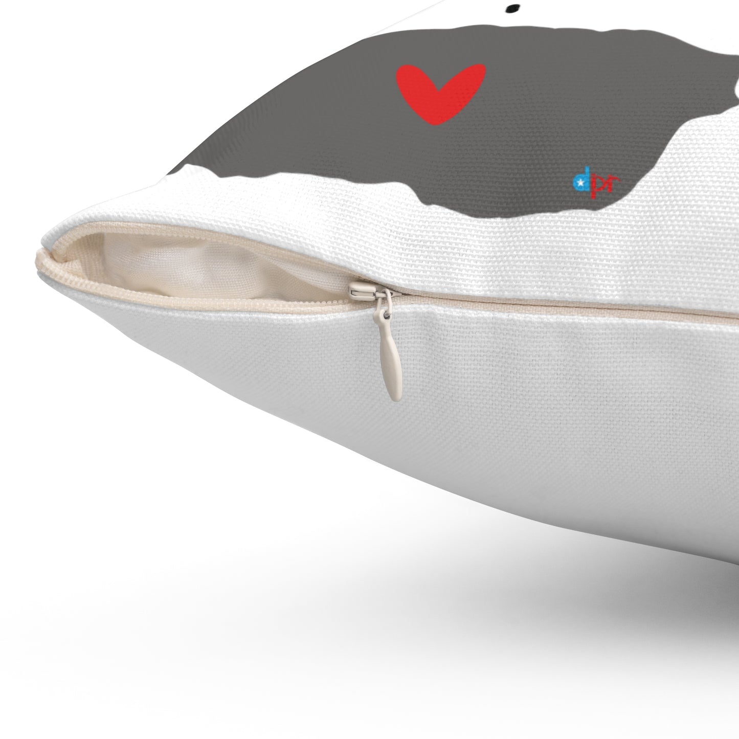 El Amor is Greater than Distance New York Spun Polyester Square Pillow