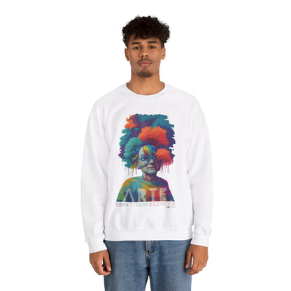 Belleza Relativa Boricua Heavy Blend™ Crewneck Sweaters