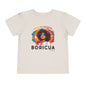 Back to School Boricua Girl Flow Black Toddler Short Sleeve Tee