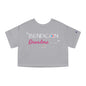 Bendicion Grandma Boricua Flowy Cropped Tee