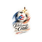 Todo lo puedo en Cristo Puerto Rican Flag Soccer Ball 2 Waterproof Kiss-Cut Vinyl Decal