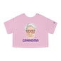 Grandma The Real Influencer Women's Flowy Cropped Tee