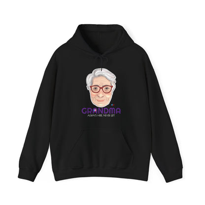 Abuela Boricua Always Here Never Left Unisex Heavy Blend™ Boricua-Style Hoodies