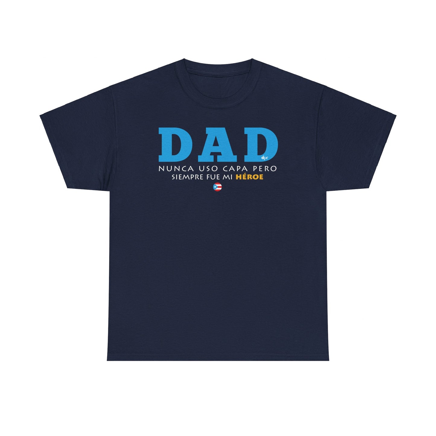 Dad Mi Héroe Blue Unisex Heavy Cotton Tee