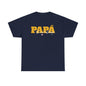 Papá The Real Influencer Yellow Heavy Cotton Tee