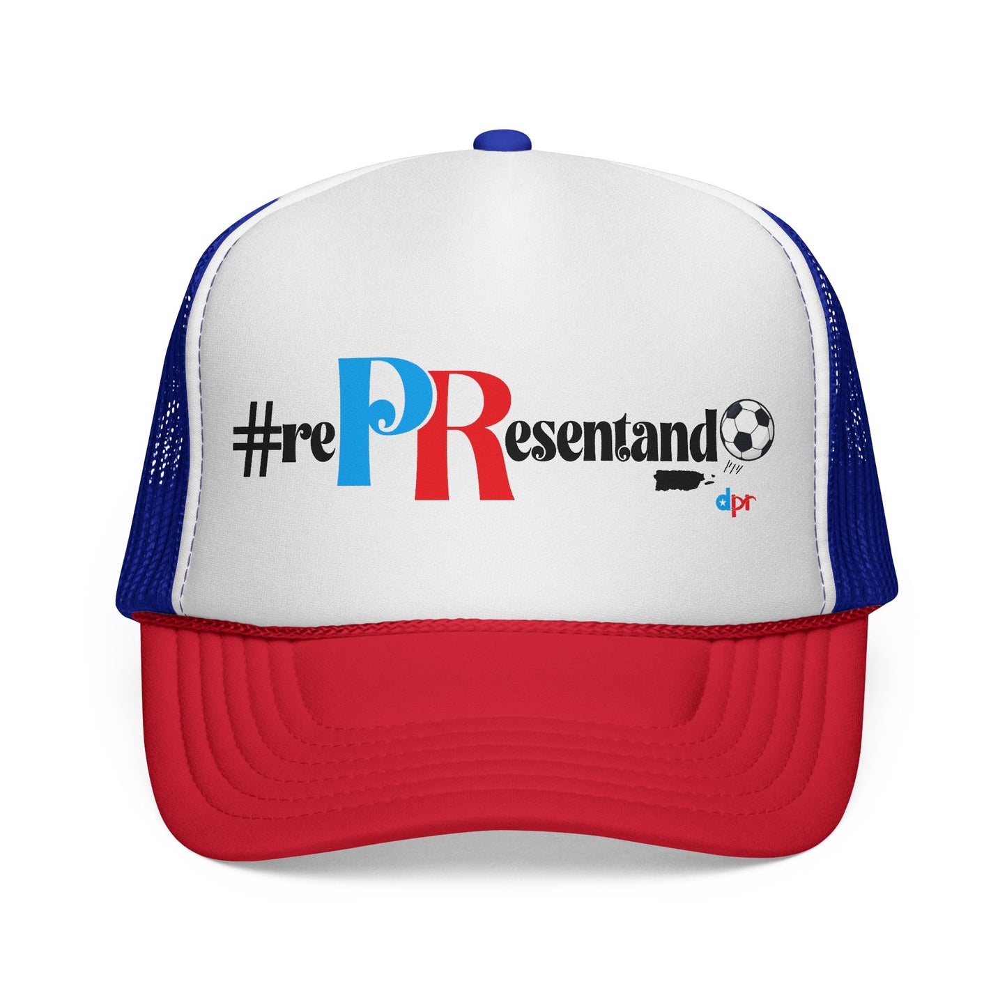 RePResentando Soccer Puerto Rican Pride Trucker Caps FREE SHIPPING