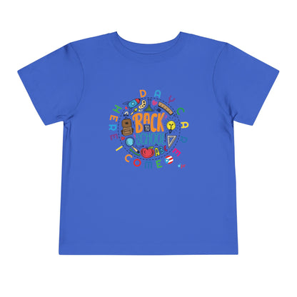 Daycare Here I Come - Back to School Boricua Toddler Short Sleeve Tee